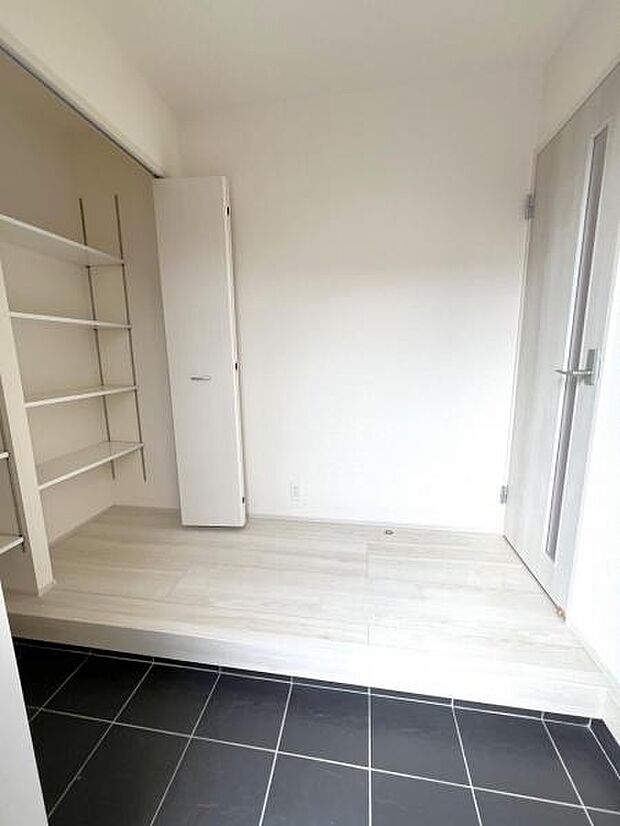 いつも気持ちよくご家族を迎えられる玄関です。