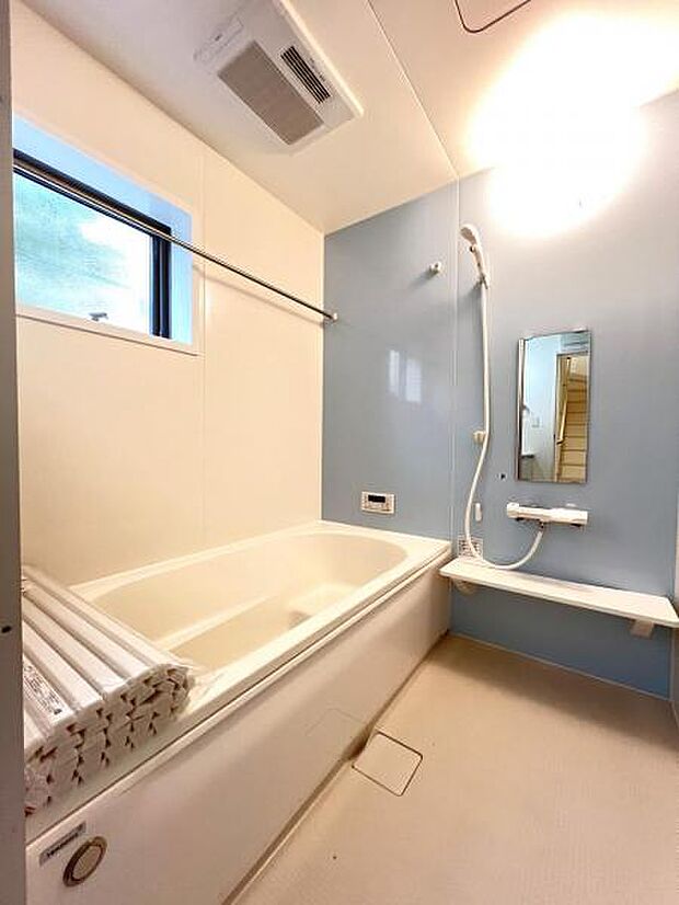 お風呂でほっとひといき。1日の疲れを癒しましょう。