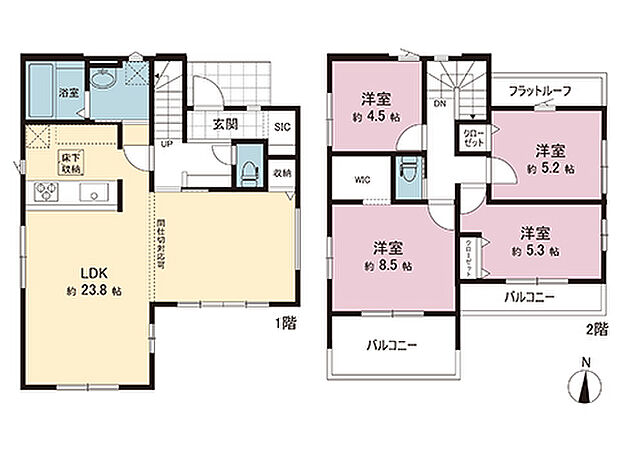 間取図です。図面と異なる場合は現況を優先させていただきます。