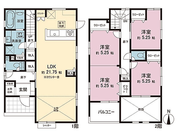 間取図です。図面と異なる場合は現況を優先させていただきます。