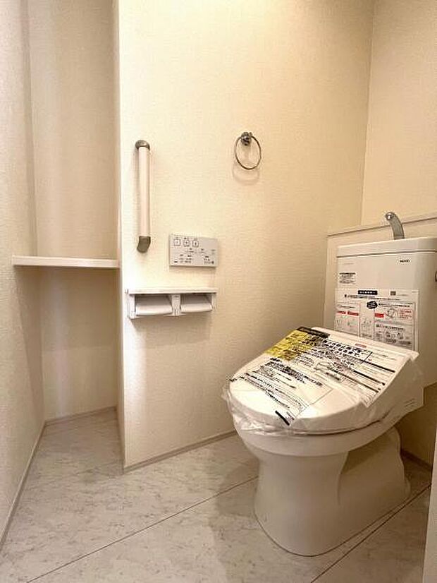 ほっと安らげるトイレ空間です。