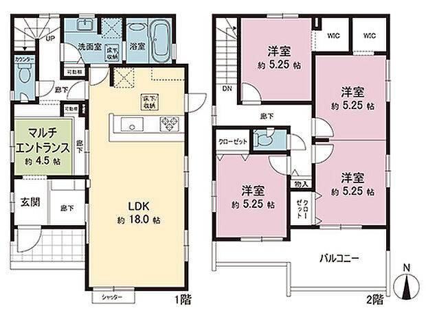 間取図です。図面と異なる場合は現況を優先させていただきます。