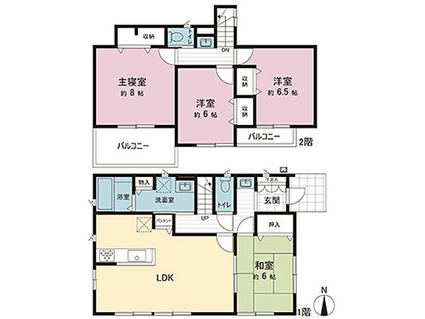 間取図です。図面と異なる場合は現況を優先させていただきます。