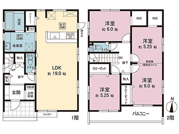 間取図です。図面と異なる場合は現況を優先させていただきます。