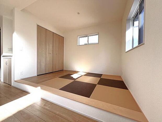 一部屋あるとうれしい和室。客間、晩酌、家族団らんなど色々使えますね。