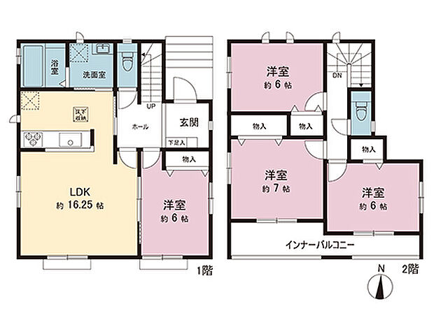 間取図です。図面と異なる場合は現況を優先させていただきます。