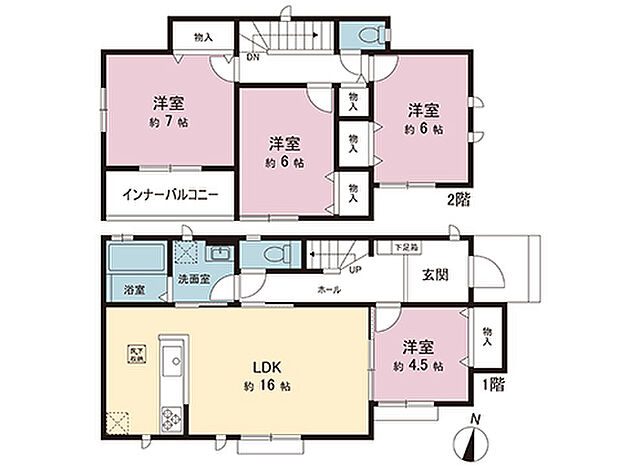間取図です。図面と異なる場合は現況を優先させていただきます。