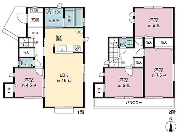 間取図です。図面と異なる場合は現況を優先させていただきます。