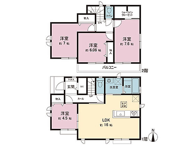間取図です。図面と異なる場合は現況を優先させていただきます。