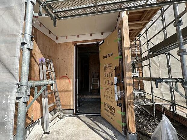 いつも気持ちよくご家族を迎えられる玄関です。