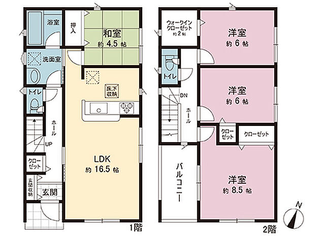 間取図です。図面と異なる場合は現況を優先させていただきます。