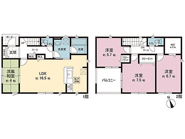 間取図です。図面と異なる場合は現況を優先させていただきます。