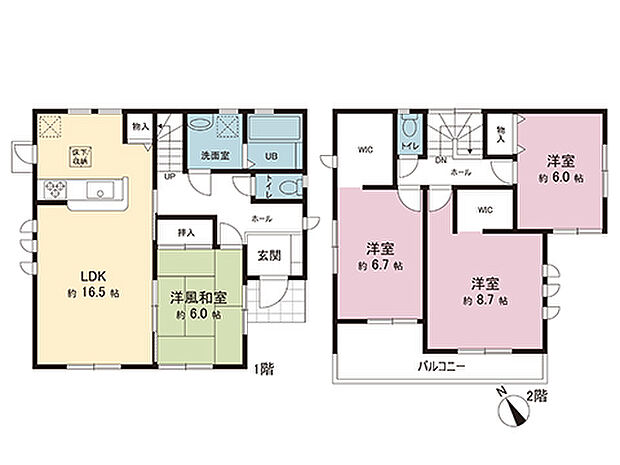 間取図です。図面と異なる場合は現況を優先させていただきます。