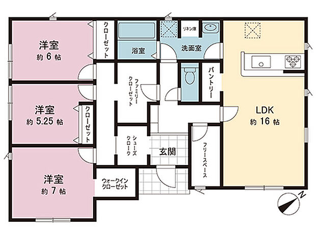 間取図です。図面と異なる場合は現況を優先させていただきます。