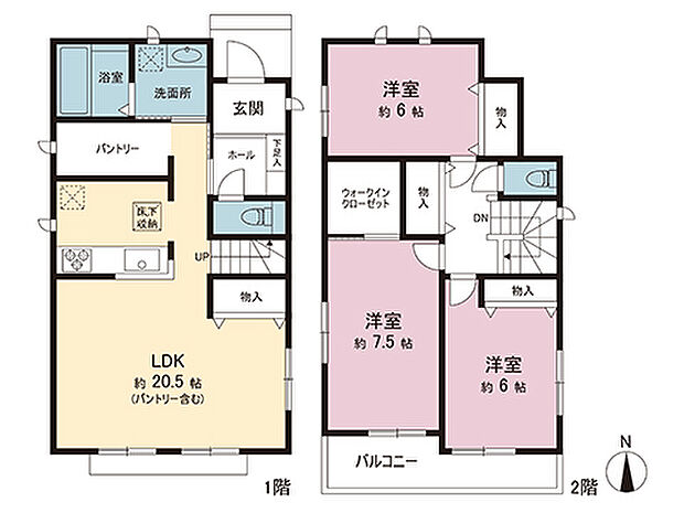 間取図です。図面と異なる場合は現況を優先させていただきます。