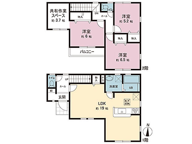 間取図です。図面と異なる場合は現況を優先させていただきます。