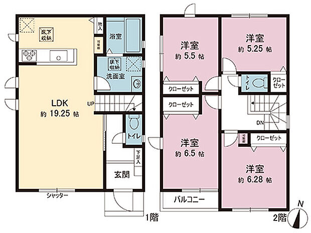 間取図です。図面と異なる場合は現況を優先させていただきます。