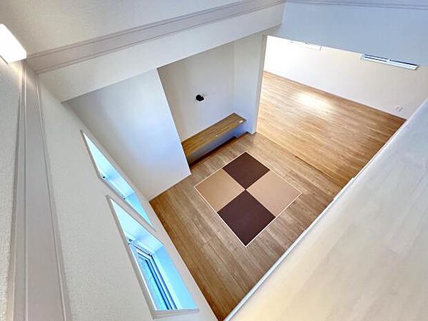 和室の上部の吹抜けです。