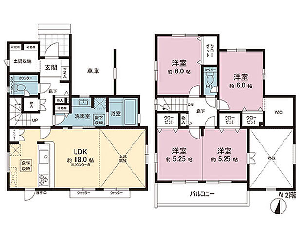 間取図です。図面と異なる場合は現況を優先させていただきます。