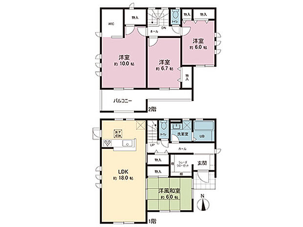 間取図です。図面と異なる場合は現況を優先させていただきます。