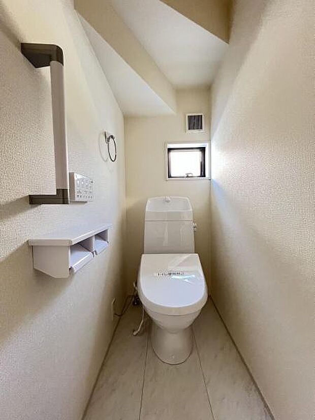 ほっと安らげるトイレ空間です。