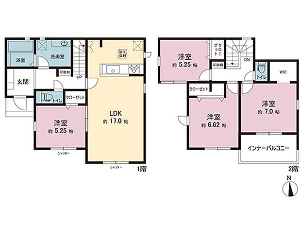 間取図です。図面と異なる場合は現況を優先させていただきます。