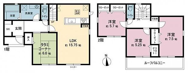 間取図です。図面と異なる場合は現況を優先させていただきます。