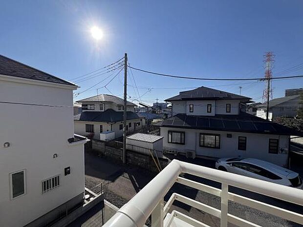 バルコニーからの眺望です。