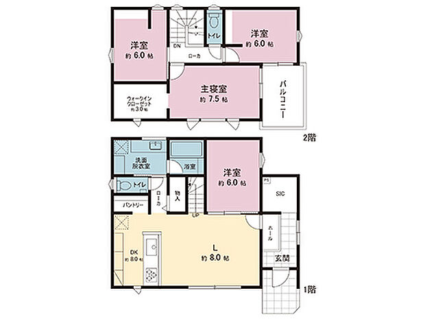 間取図です。図面と異なる場合は現況を優先させていただきます。
