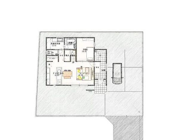 区画図です。図面と異なる場合は現況を優先させていただきます。