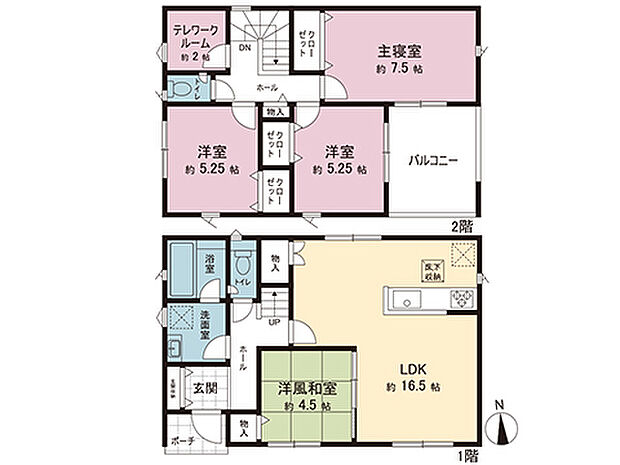 間取図です。図面と異なる場合は現況を優先させていただきます。