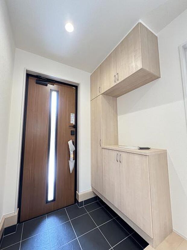 いつも気持ちよくご家族を迎えられる玄関です。