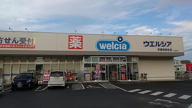 ウエルシア宇都宮駒生店まで約954m(徒歩12分)