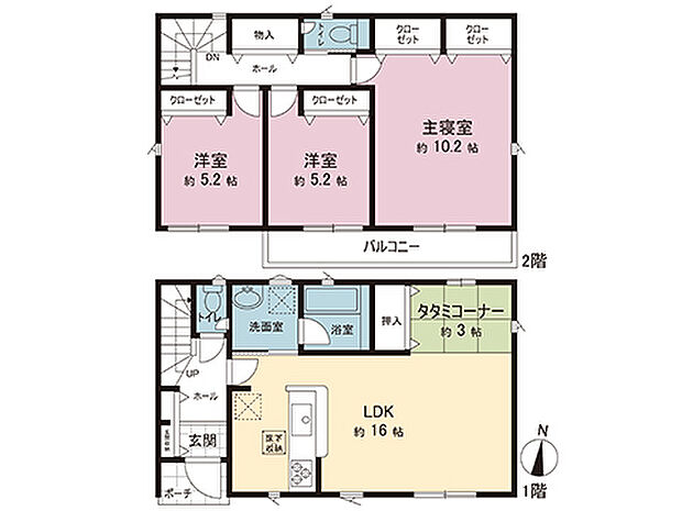 間取図です。図面と異なる場合は現況を優先させていただきます。