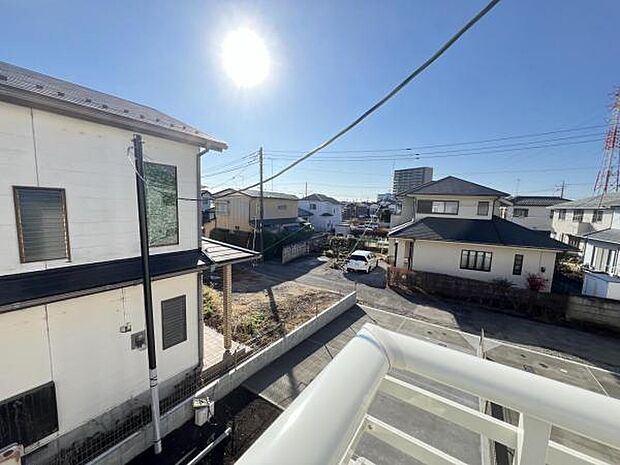 バルコニーからの眺望です。