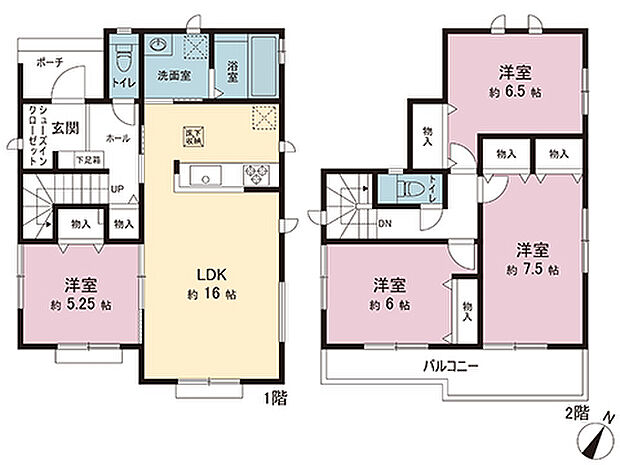間取図です。図面と異なる場合は現況を優先させていただきます。