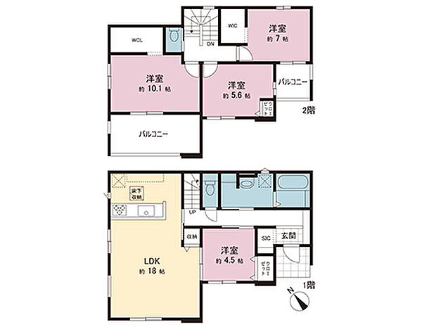 間取図です。図面と異なる場合は現況を優先させていただきます。