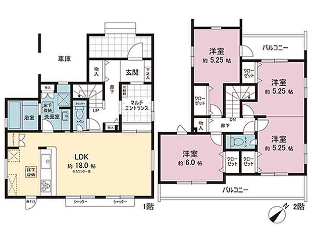 間取図です。図面と異なる場合は現況を優先させていただきます。