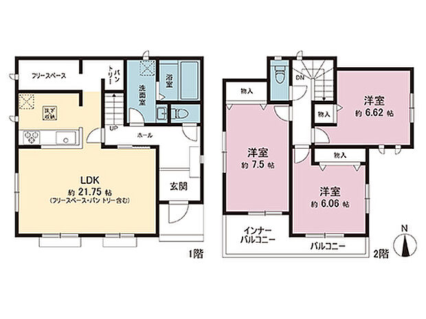 間取図です。図面と異なる場合は現況を優先させていただきます。