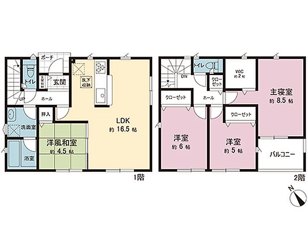 間取図です。図面と異なる場合は現況を優先させていただきます。