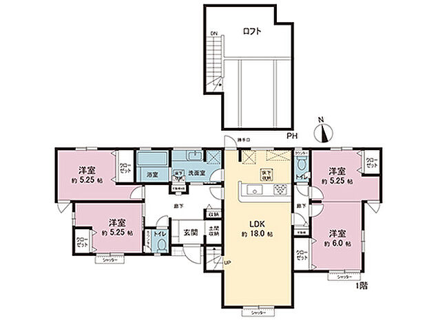 間取図です。図面と異なる場合は現況を優先させていただきます。