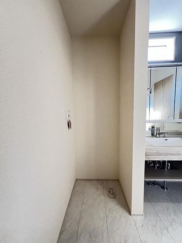 洗濯機置き場です。