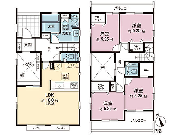 間取図です。図面と異なる場合は現況を優先させていただきます。