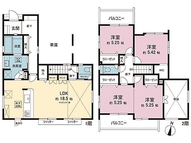 間取図です。図面と異なる場合は現況を優先させていただきます。