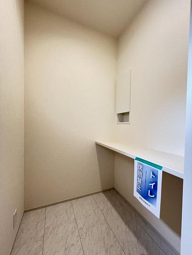ほっと安らげるトイレ空間です。※工事中です。