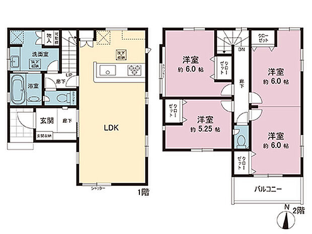 間取図です。図面と異なる場合は現況を優先させていただきます。