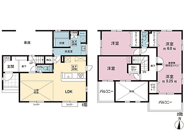 間取図です。図面と異なる場合は現況を優先させていただきます。