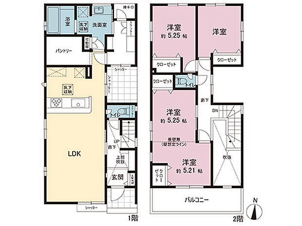 間取図です。図面と異なる場合は現況を優先させていただきます。