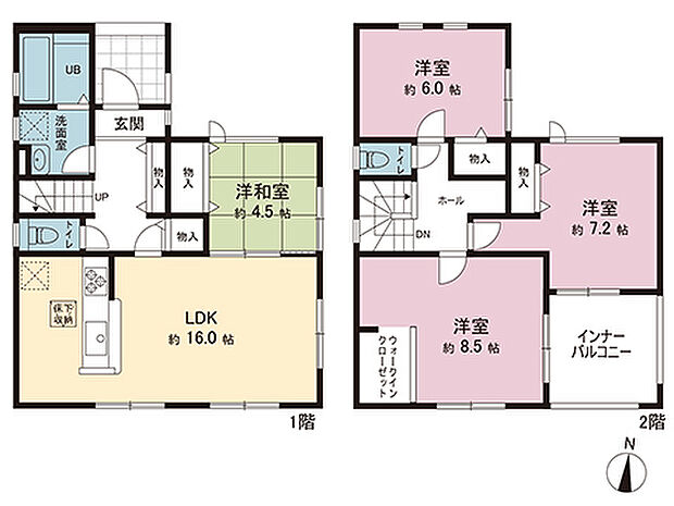 間取図です。図面と異なる場合は現況を優先させていただきます。