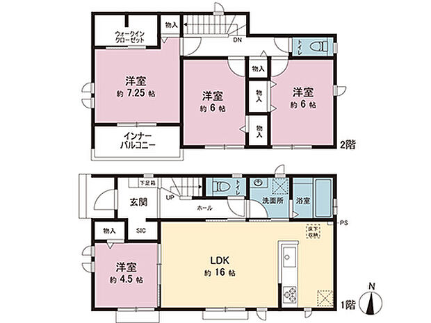間取図です。図面と異なる場合は現況を優先させていただきます。